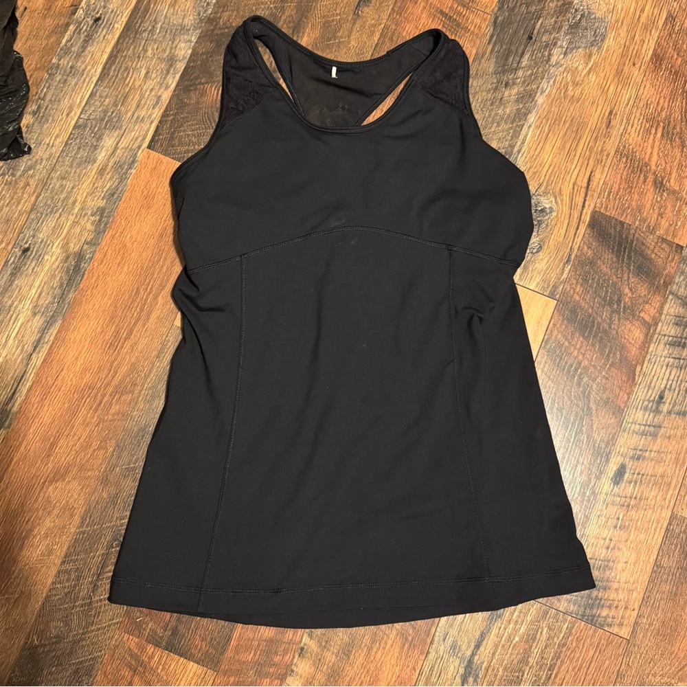 CALIA by Carrie Underwood Black Tank Top With Built in Bra